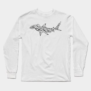 Abstract hammerhead shark Long Sleeve T-Shirt